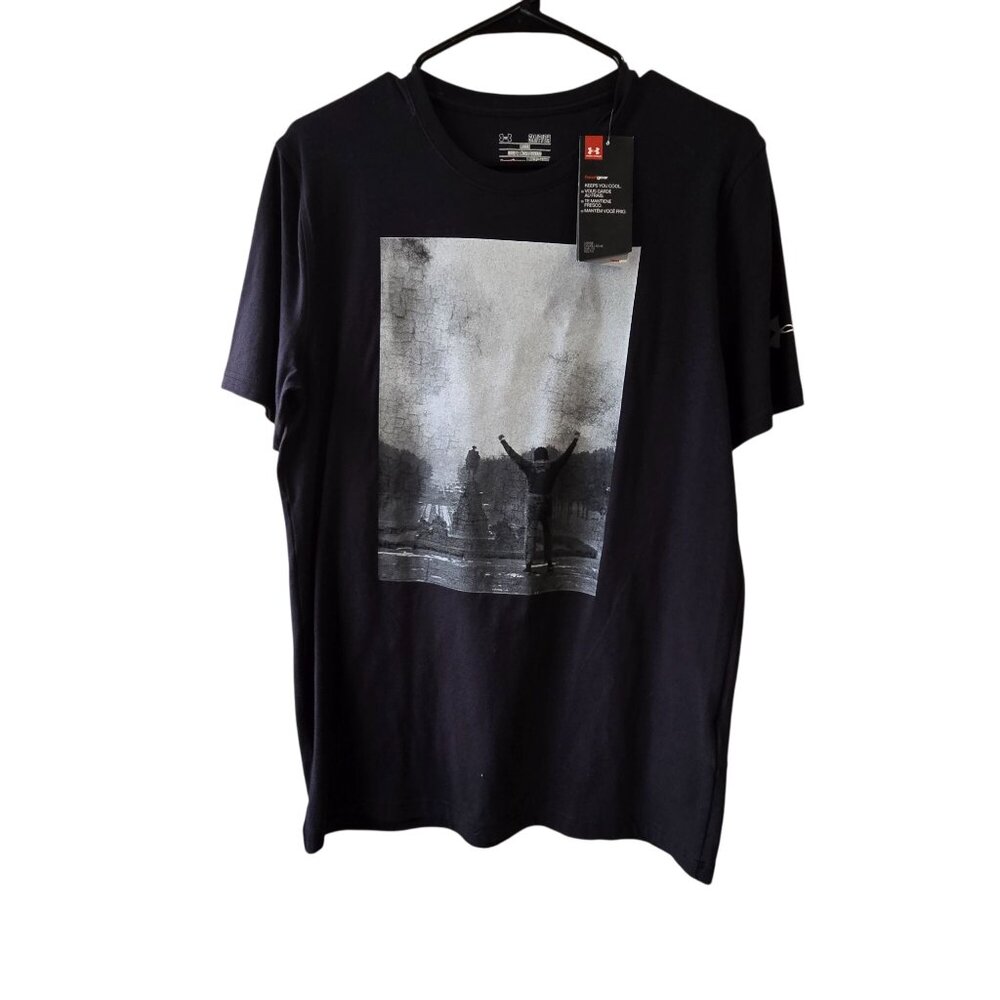Under Armour Mens HeatGear "Rocky" Graphic T-Shirt Size S